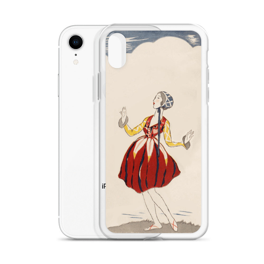 大正レトロ 竹久夢二柄 iPhoneケース