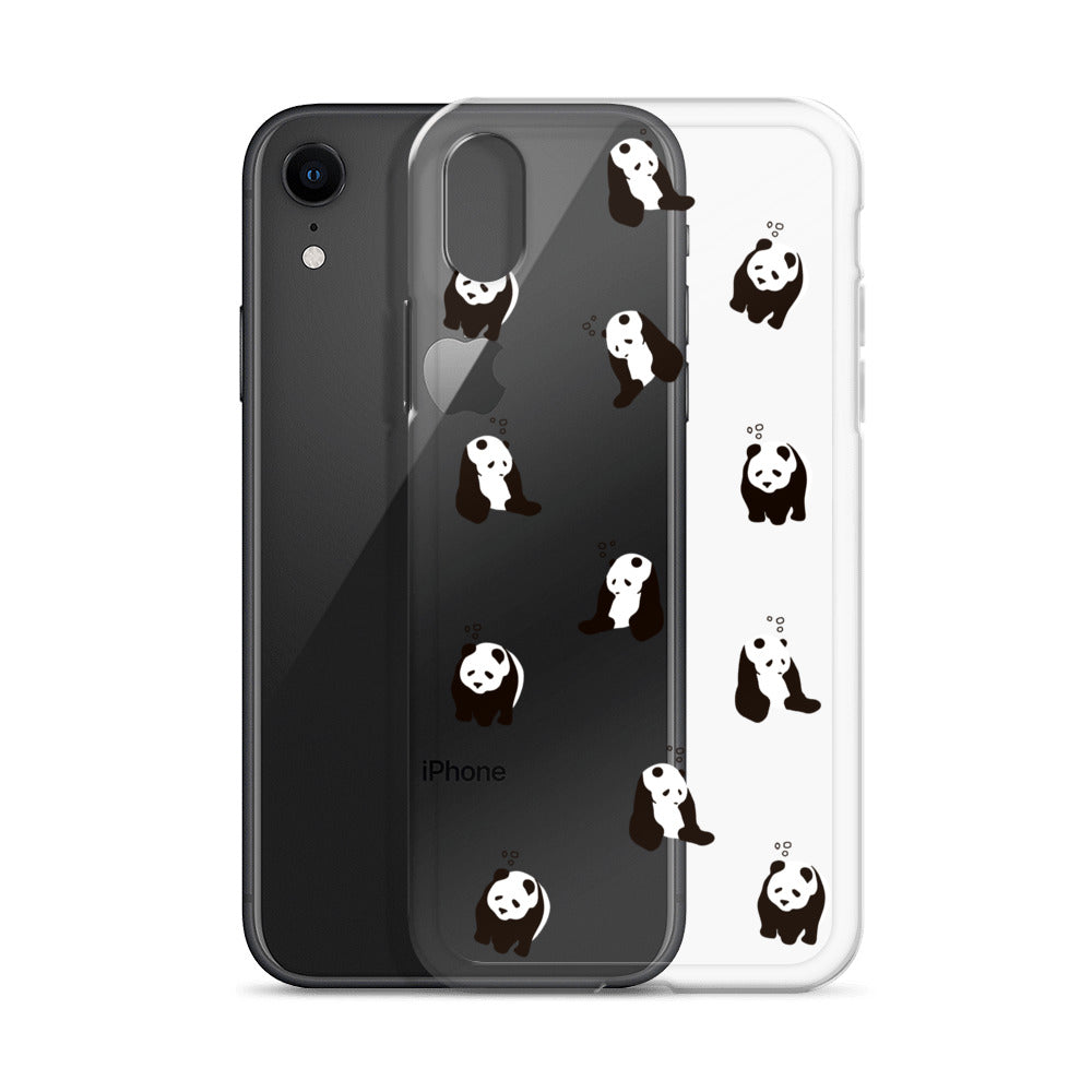 パンダ 眠たい iPhoneケース