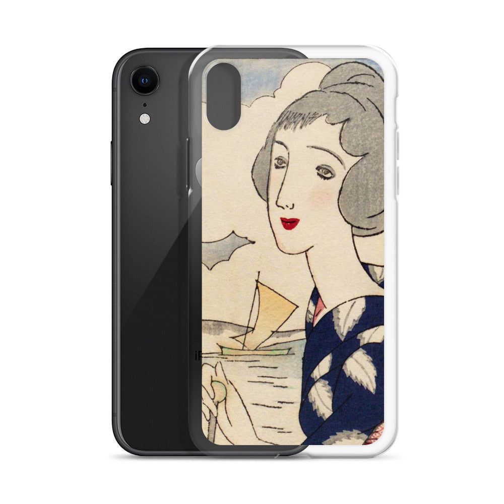 大正レトロ 竹久夢二柄 iPhoneケース02