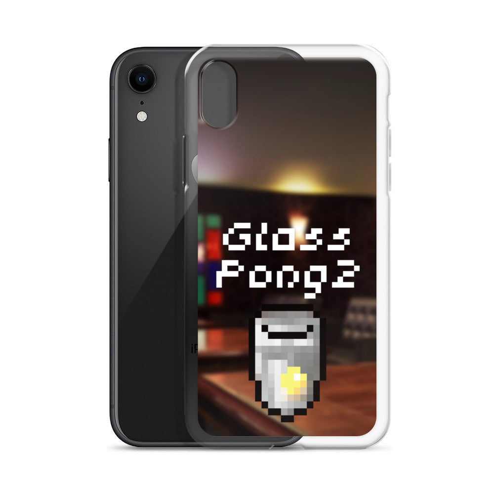 Glass Pong2 dot iPhoneケース(背景あり)