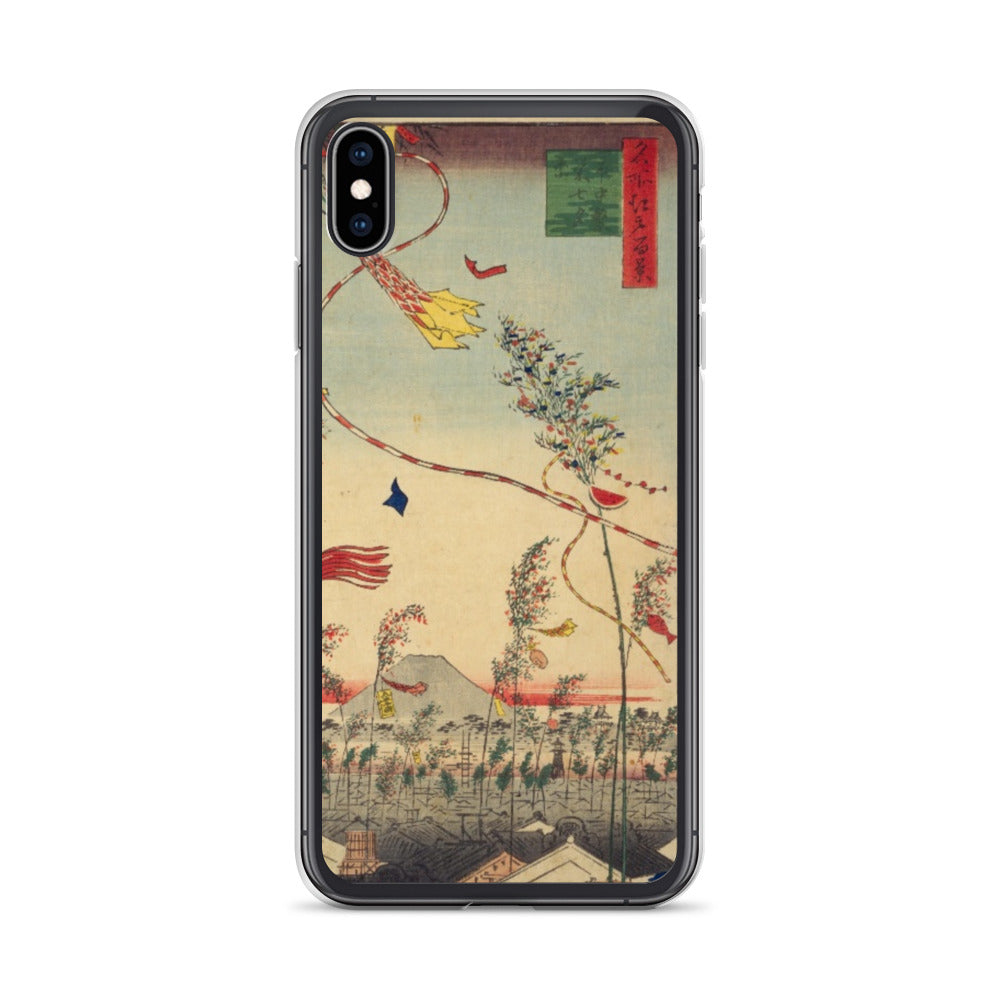 大正レトロ 七夕 iPhoneケース