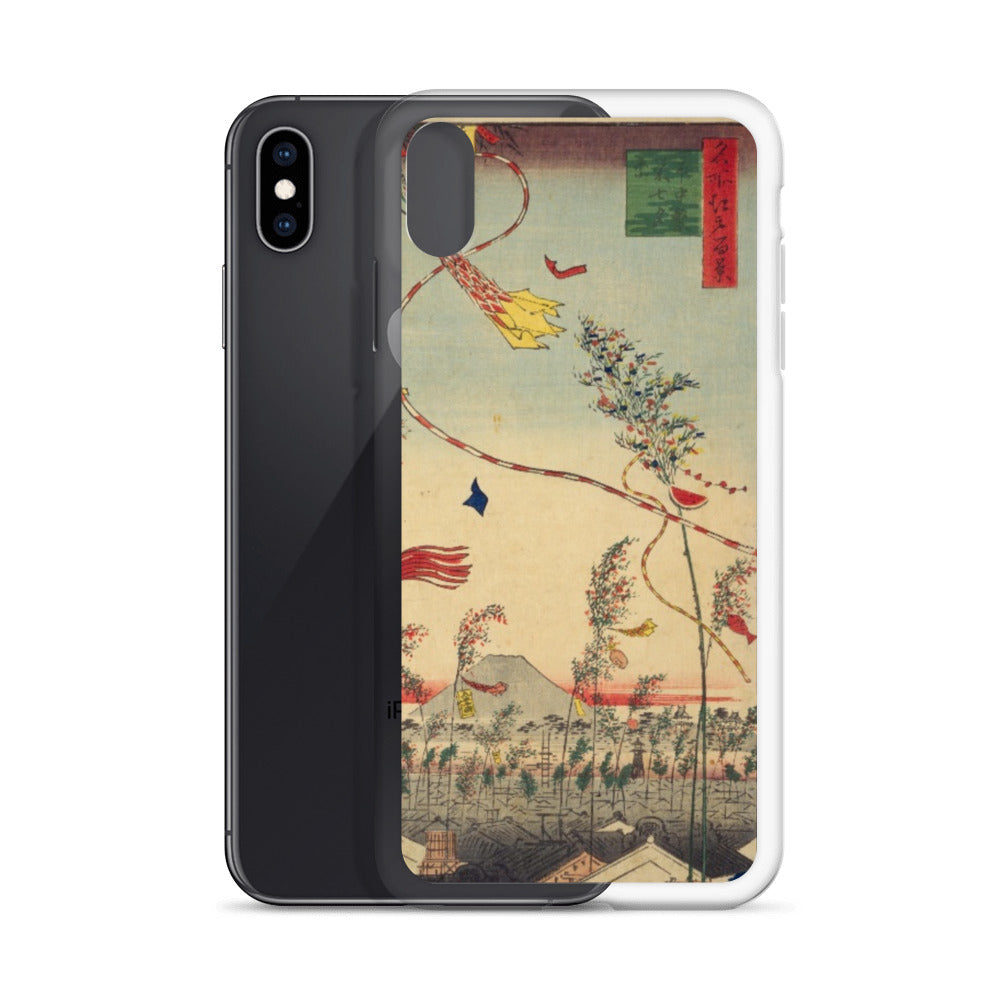 大正レトロ 七夕 iPhoneケース