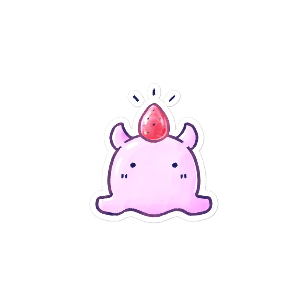 めんだこいちごだいふく ステッカー 3ひきめ