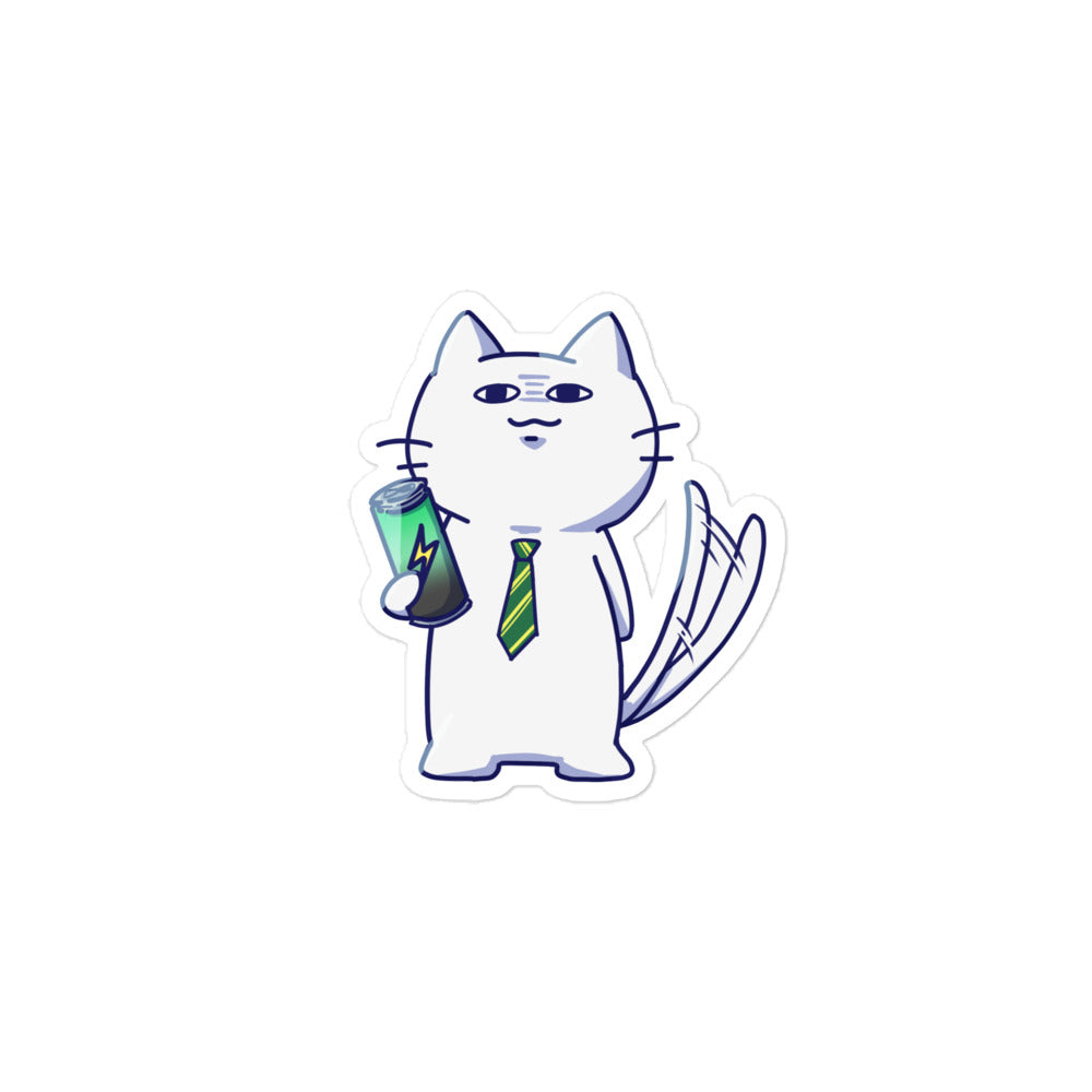激務猫 不機嫌MAX ステッカー
