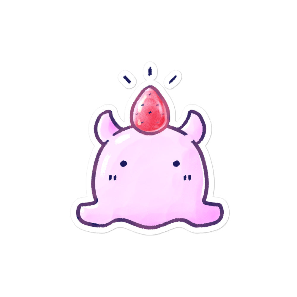めんだこいちごだいふく ステッカー 3ひきめ