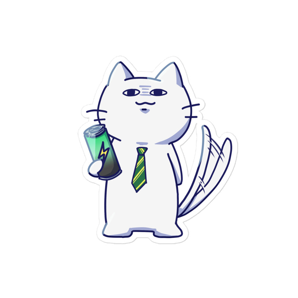 激務猫 不機嫌MAX ステッカー