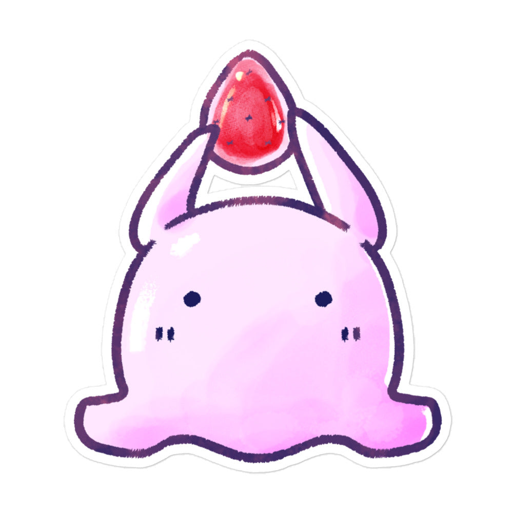 めんだこいちごだいふく ステッカー 1ぴきめ