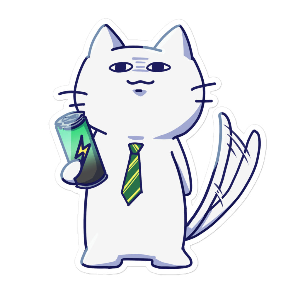 激務猫 不機嫌MAX ステッカー
