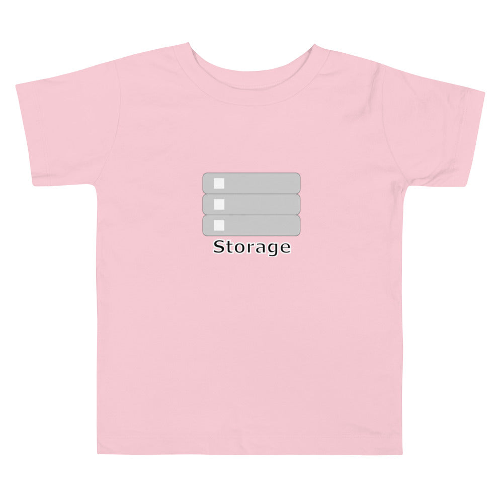 【キッズ】ストレージサーバアイコン全面 エンジニアTシャツ