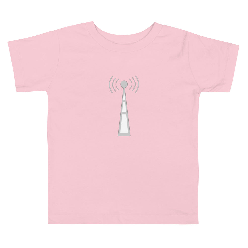 【キッズ】電波アイコン全面 エンジニアTシャツ
