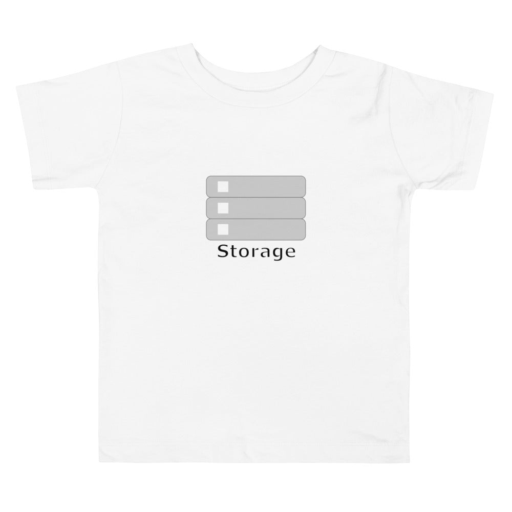 【キッズ】ストレージサーバアイコン全面 エンジニアTシャツ