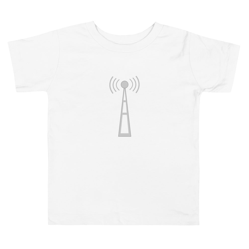 【キッズ】電波アイコン全面 エンジニアTシャツ