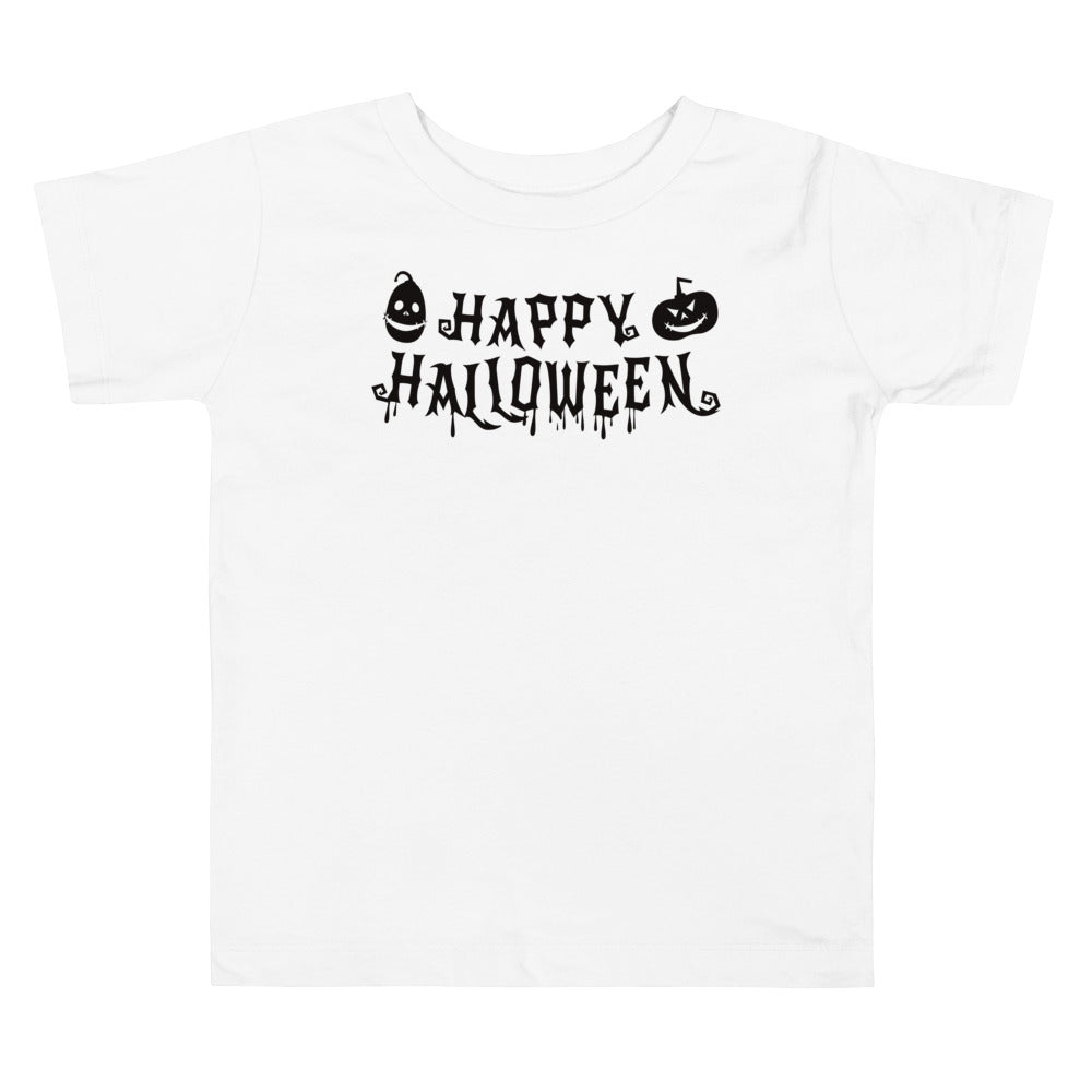 【キッズ】Happy Halloween T(black_logo)