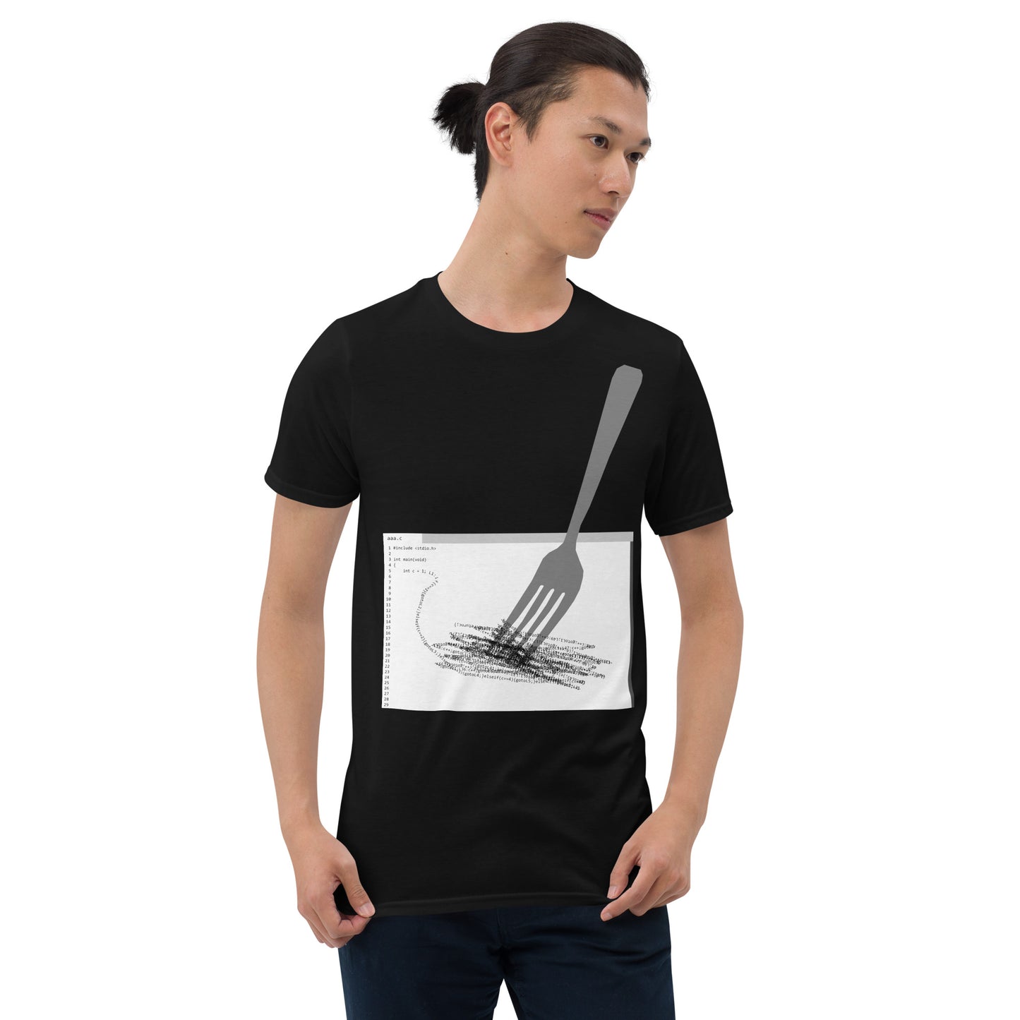 修正不可能。(バージョン:ホワイト)エンジニアTシャツ