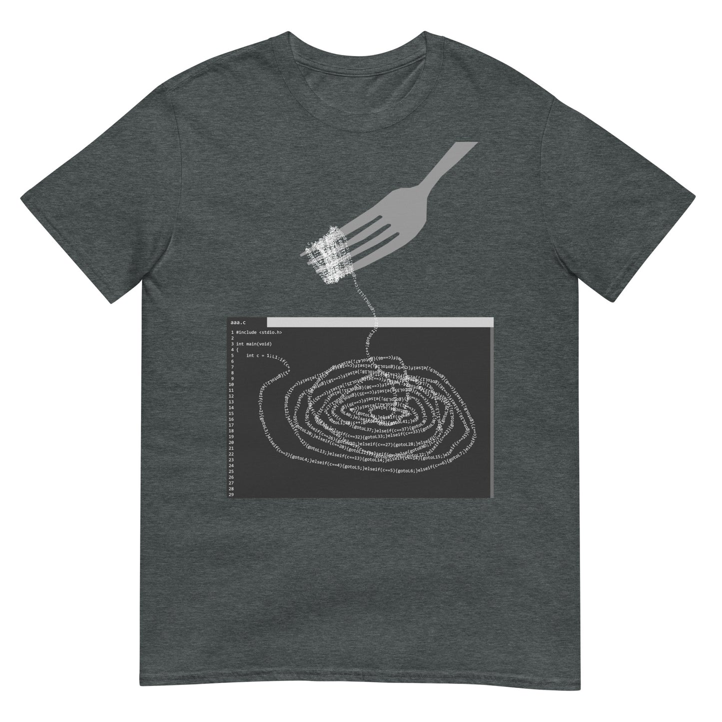 食べて無かったことにしたい。(バージョン:ブラック)エンジニアTシャツ