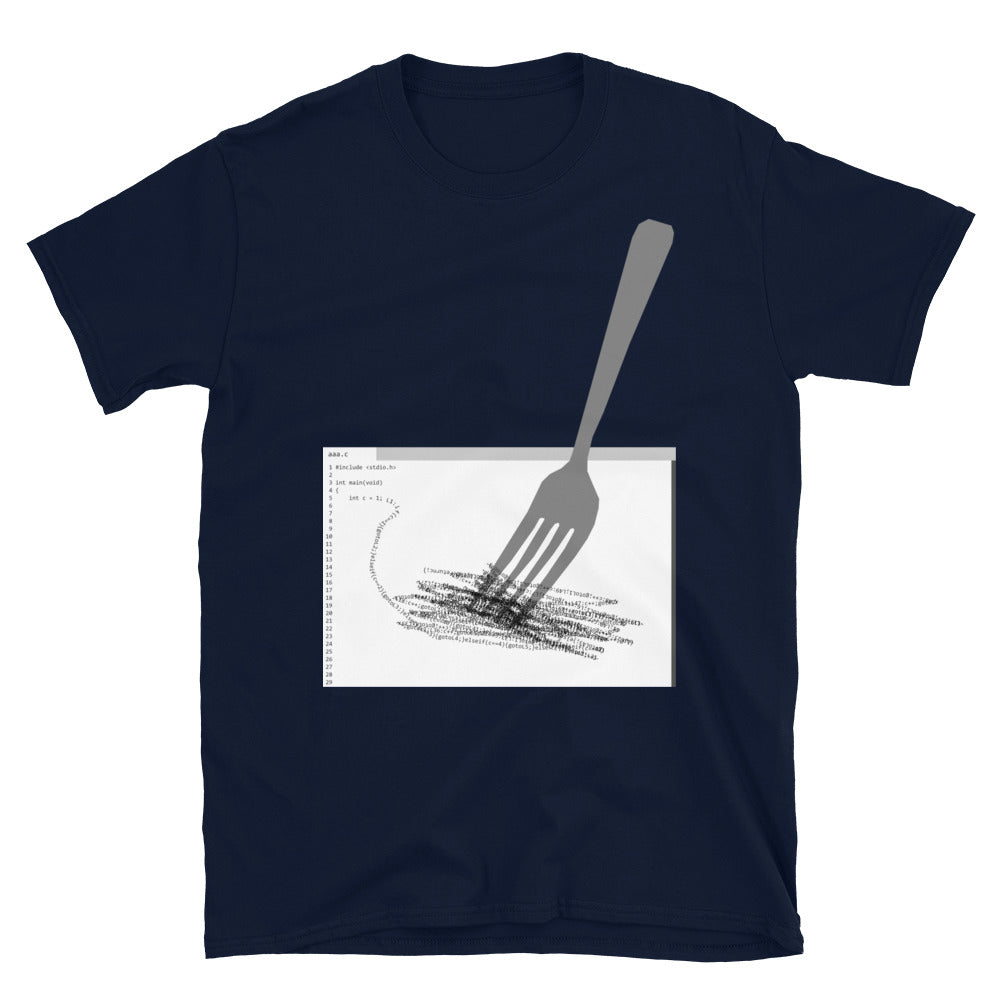 修正不可能。(バージョン:ホワイト)エンジニアTシャツ