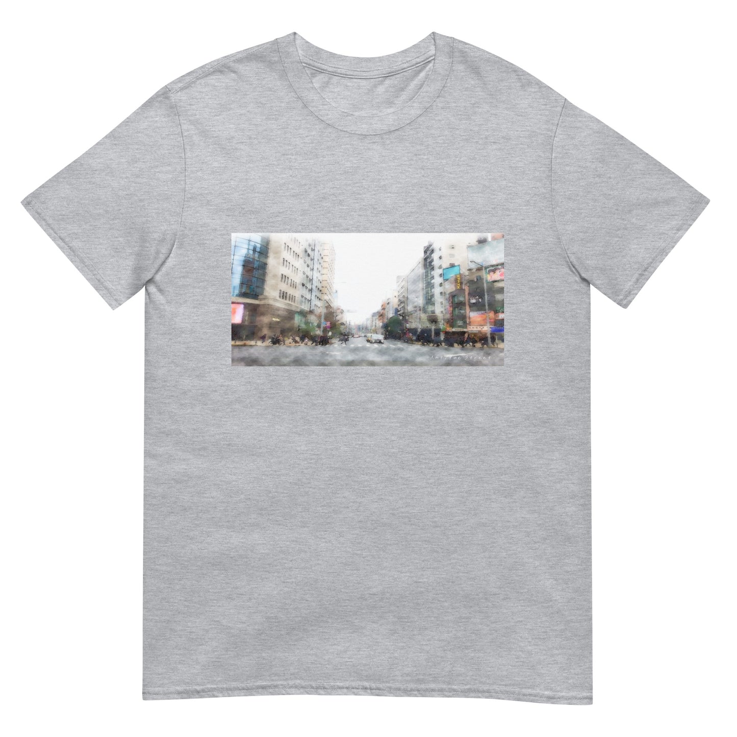 アートを日常に。骨董通りTシャツ