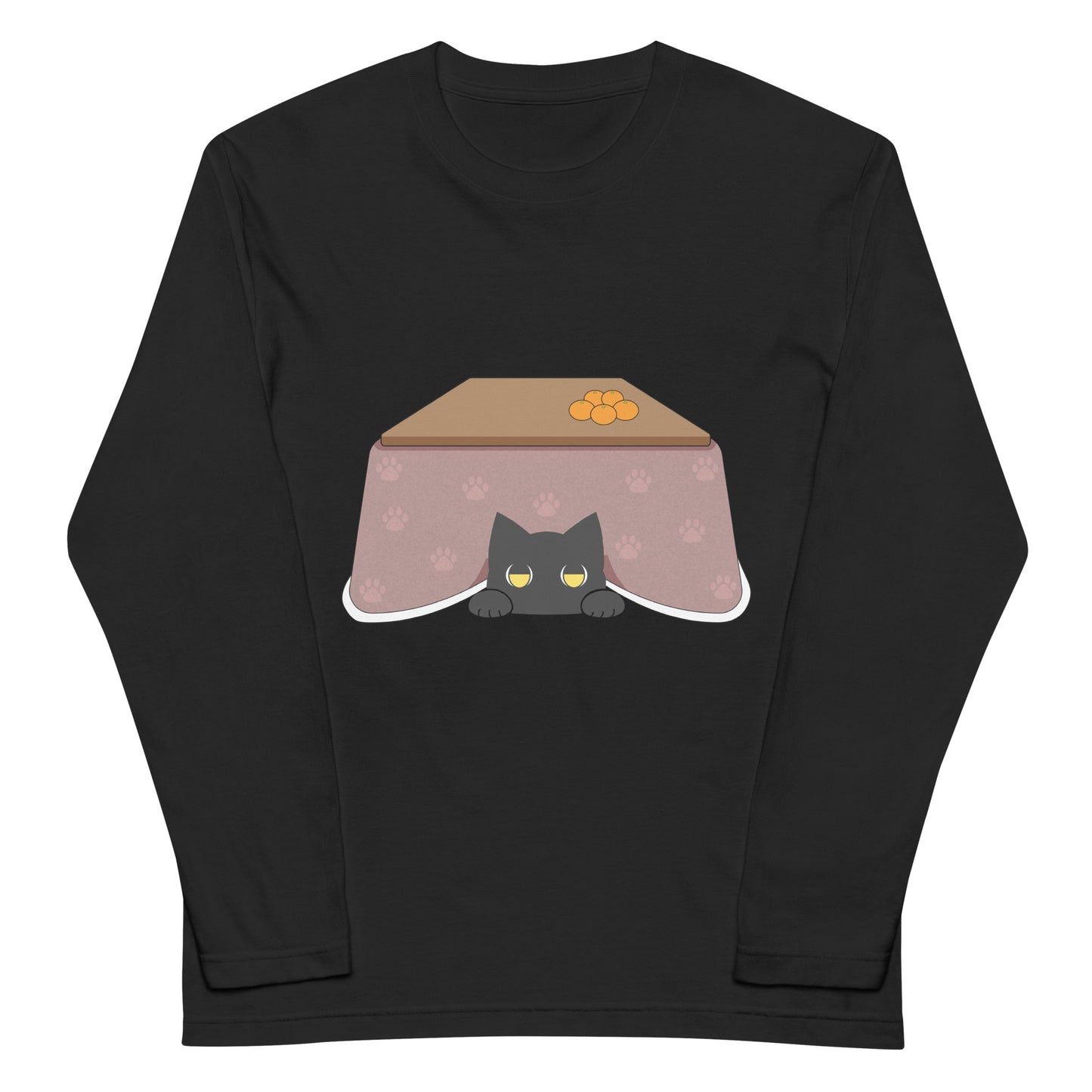 こたつとねこTシャツ(長袖)