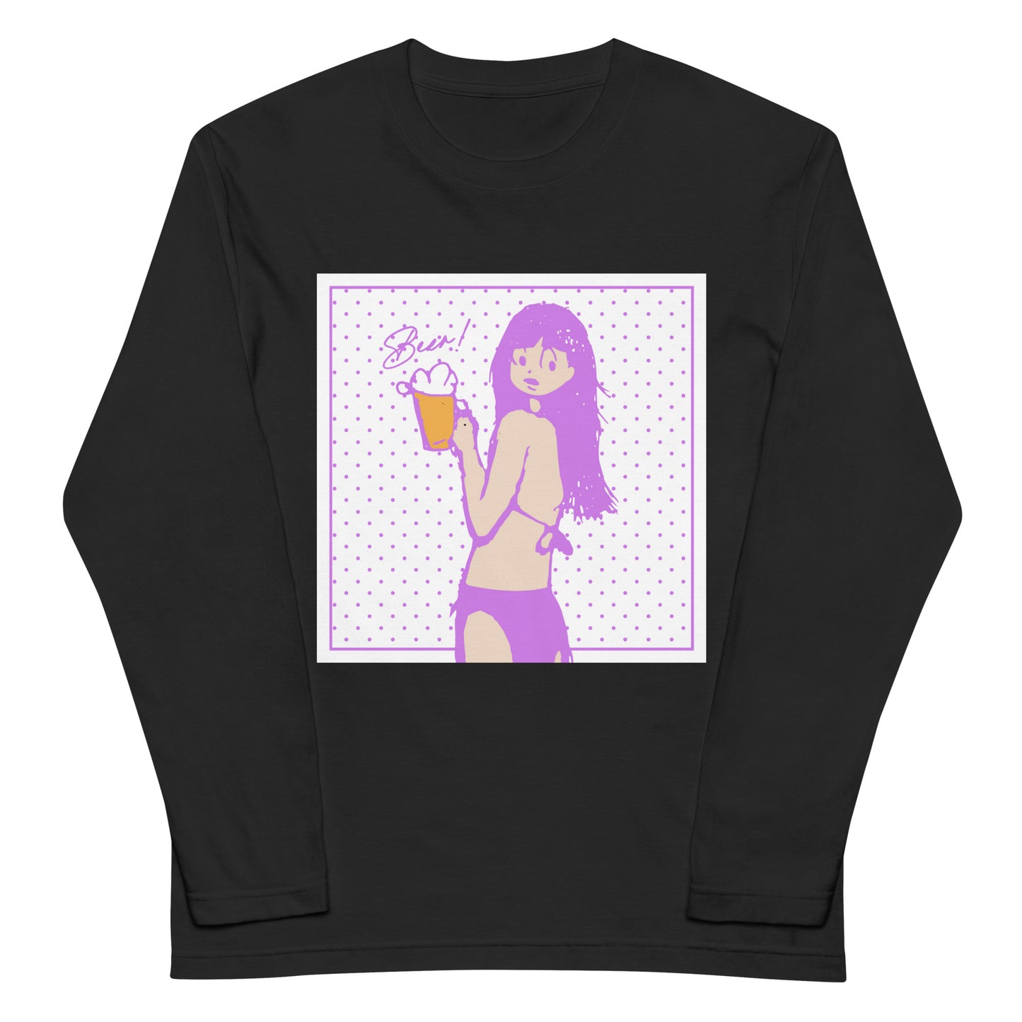 呑みたGirl長袖Tシャツ02