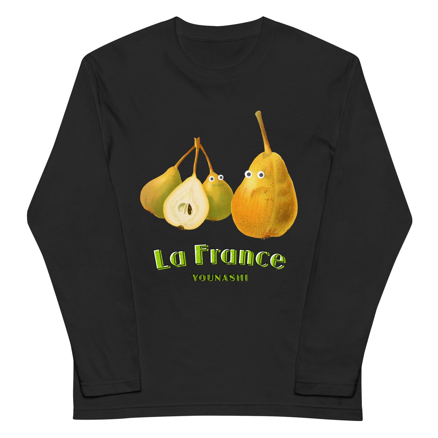ラフランス(洋梨)長袖Tシャツ02