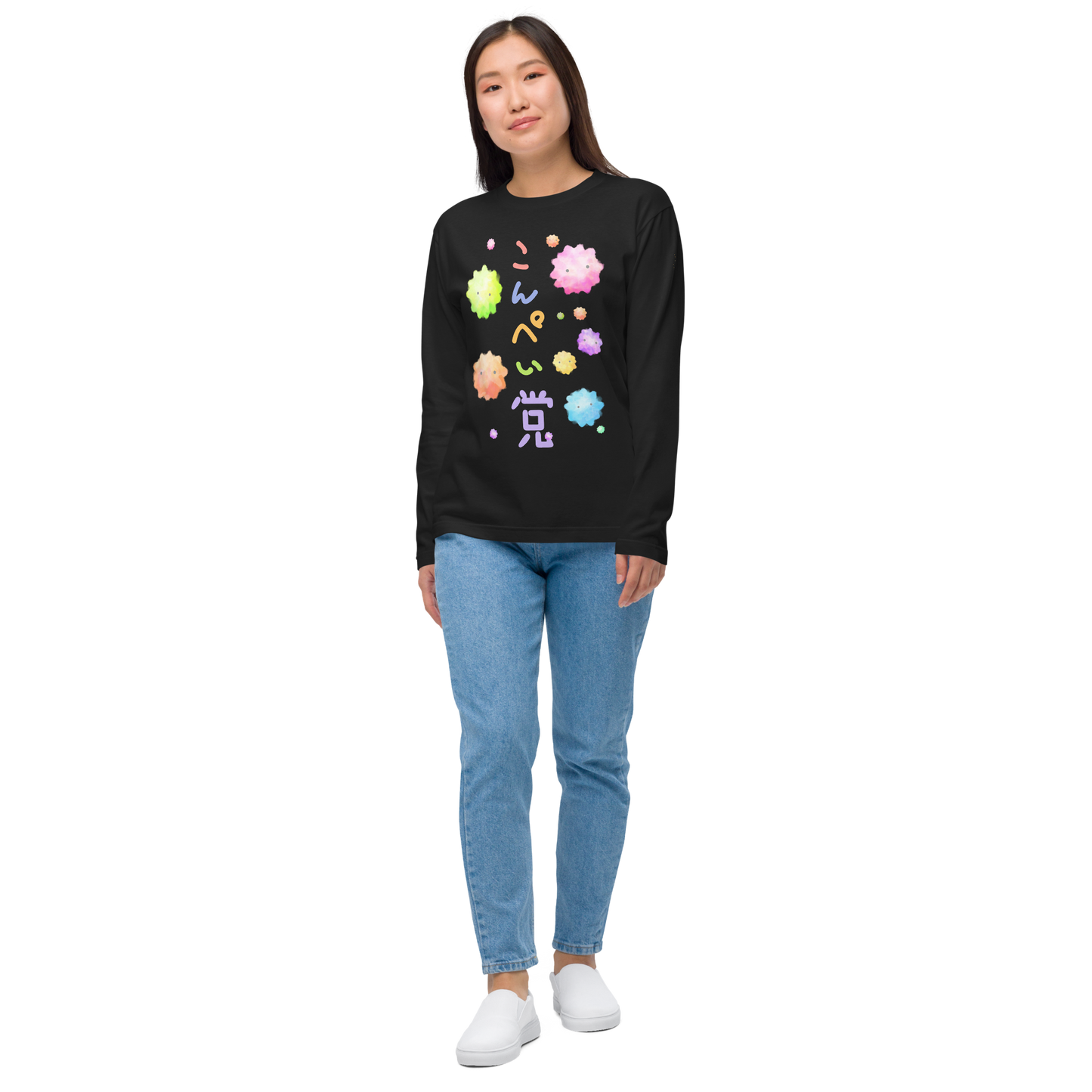 金平糖(こんぺい党) 長袖Tシャツ