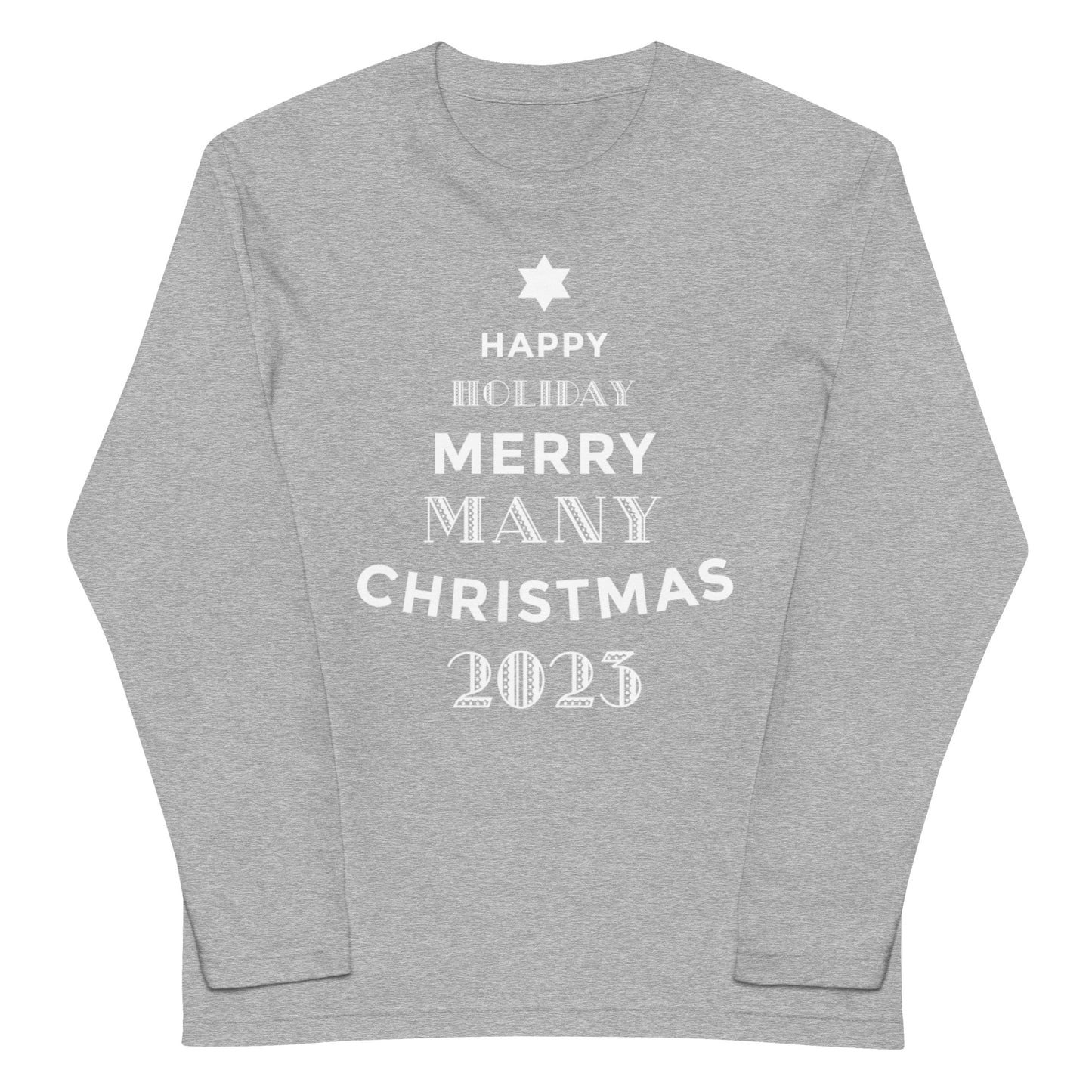 クリスマスツリー 長袖Tシャツ