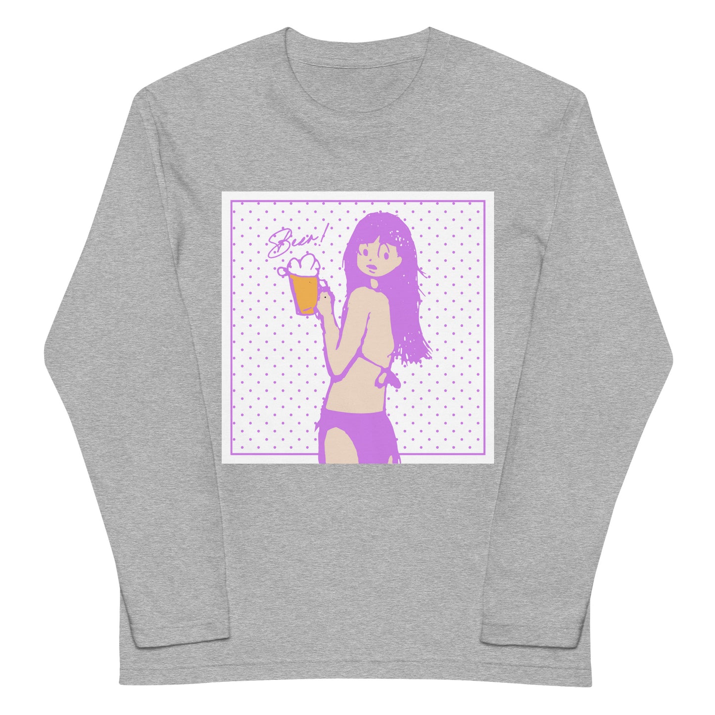 呑みたGirl長袖Tシャツ02