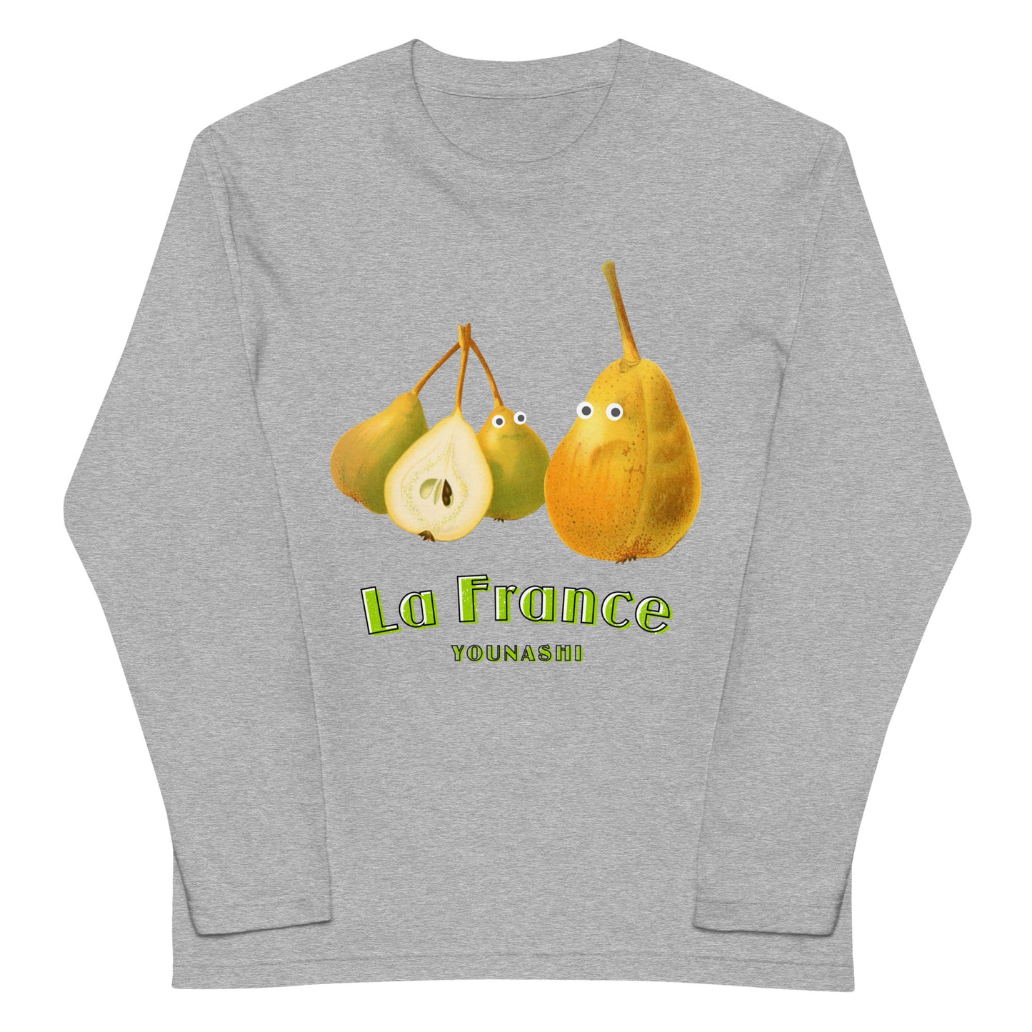 ラフランス(洋梨)長袖Tシャツ02