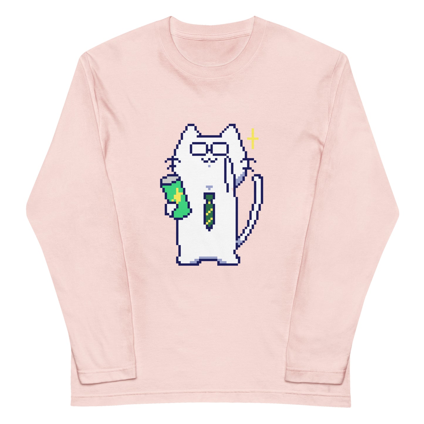 ゲーミング激務猫(優秀モード) 長袖Tシャツ