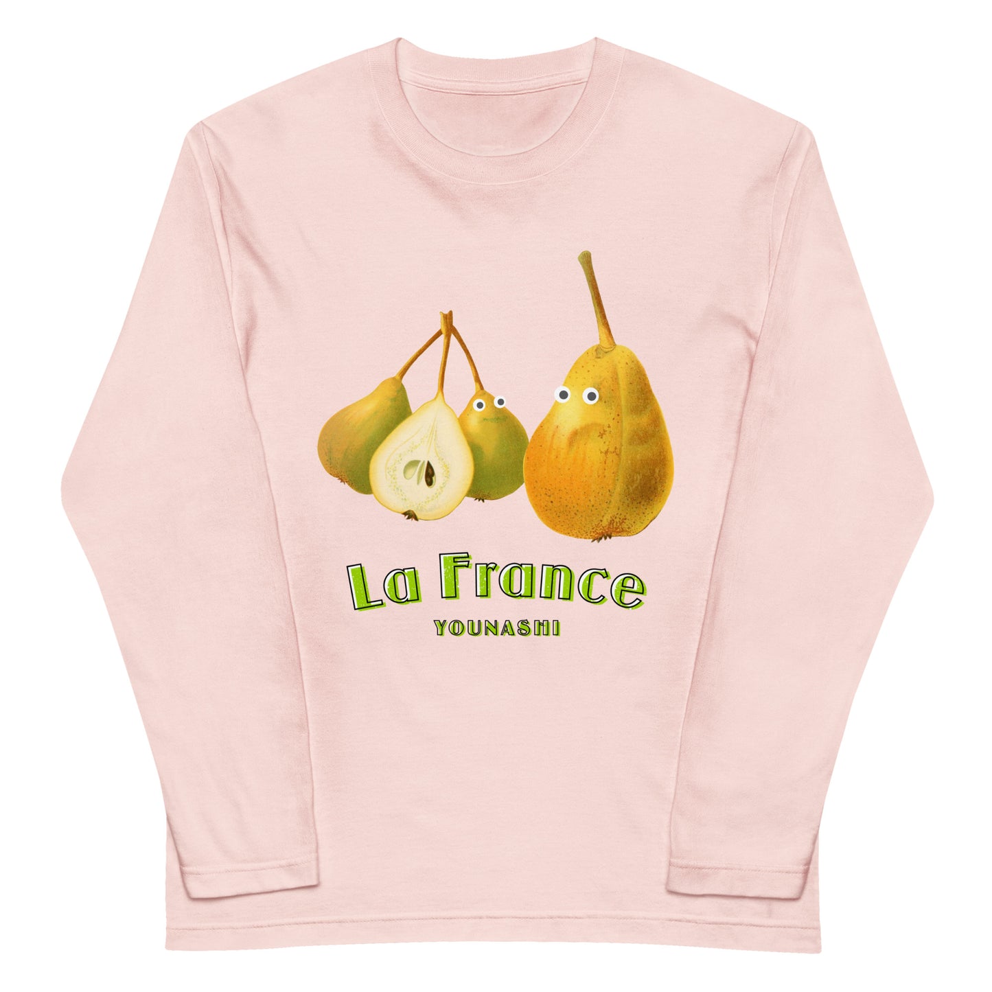 ラフランス(洋梨)長袖Tシャツ02