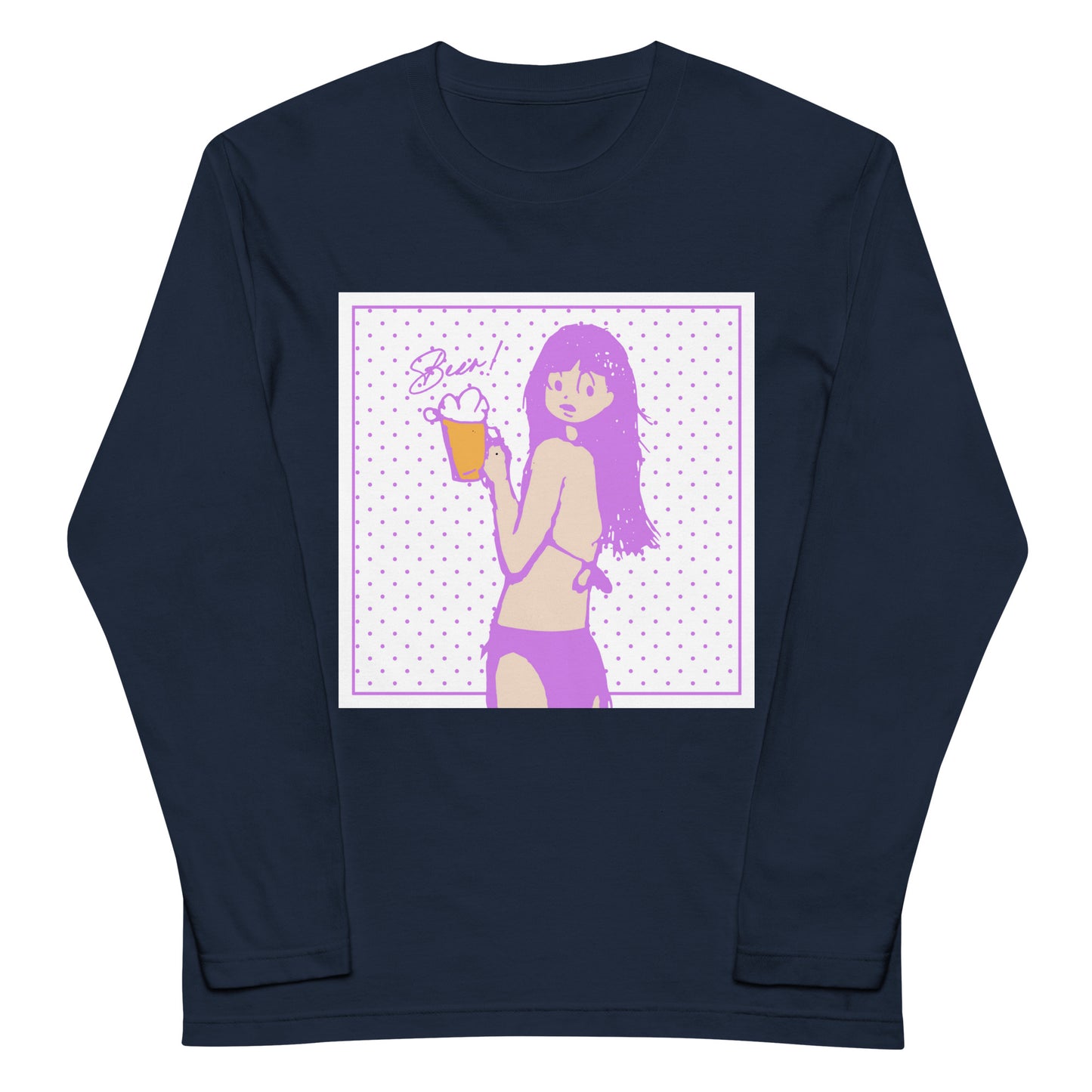 呑みたGirl長袖Tシャツ02