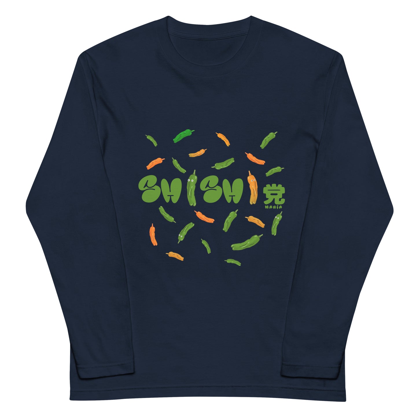 SHISHI党(ししとう)長袖Tシャツ