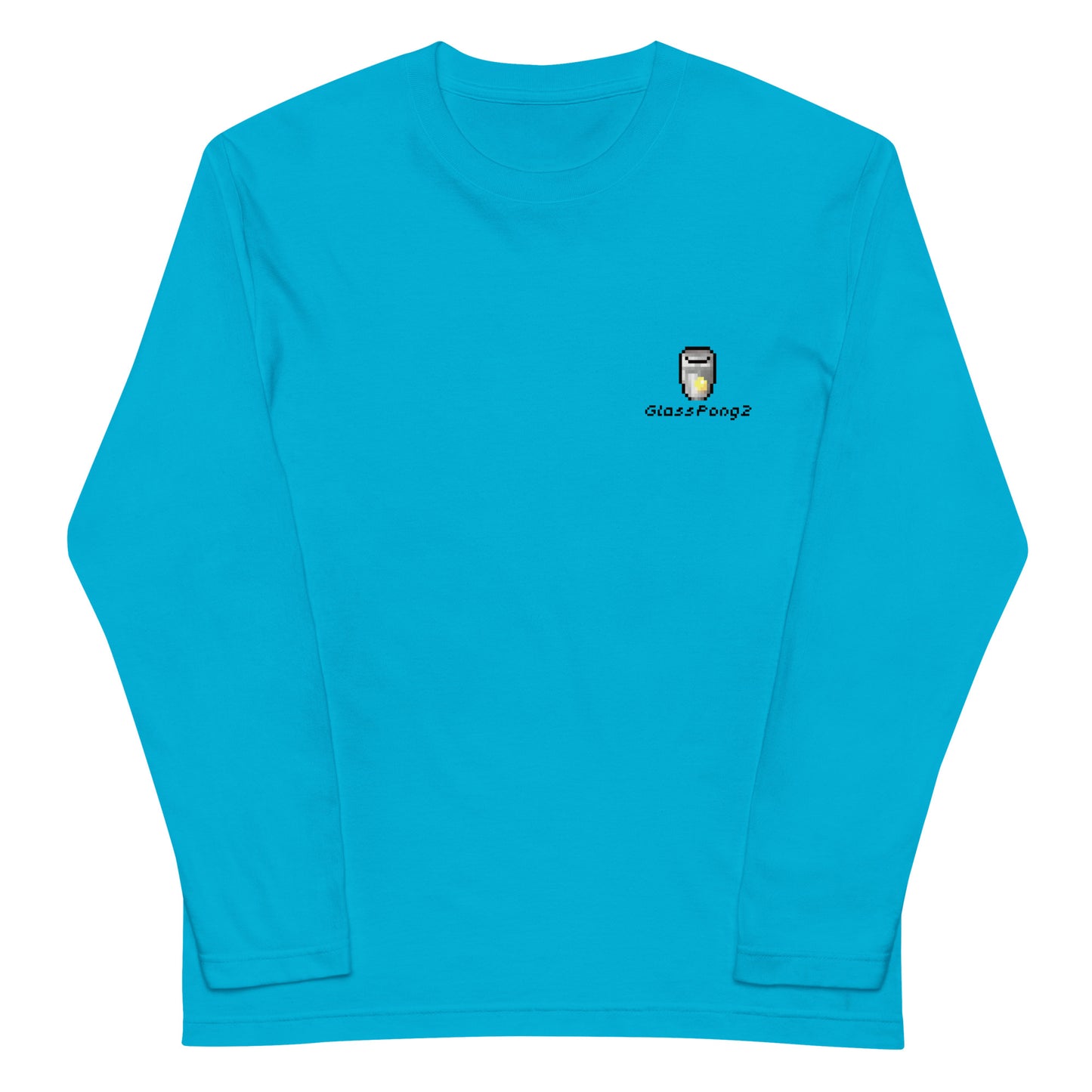 Glass Pong2 dot ワンポイント 長袖Tシャツ