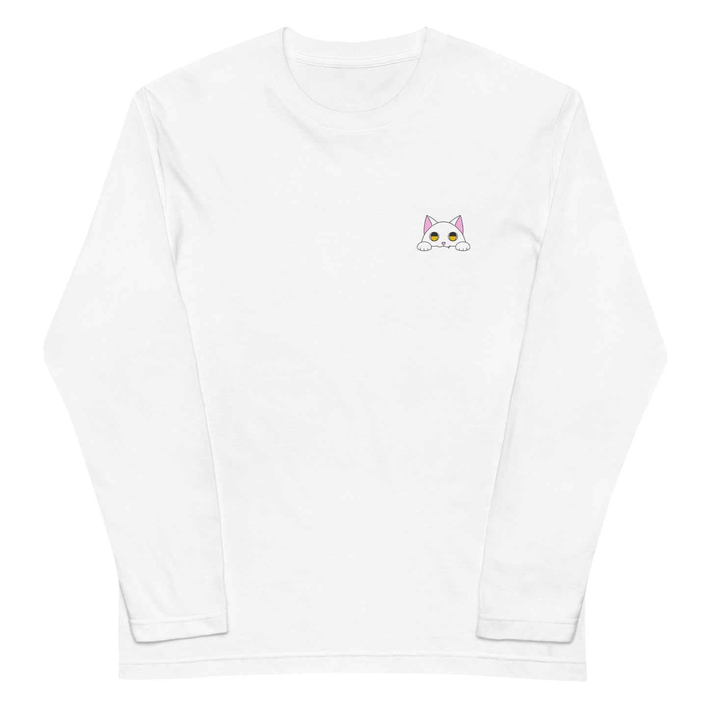 ポッケねこ しろねこ ロングT