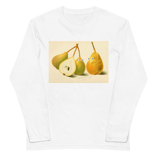 ラフランス(洋梨) 長袖Tシャツ