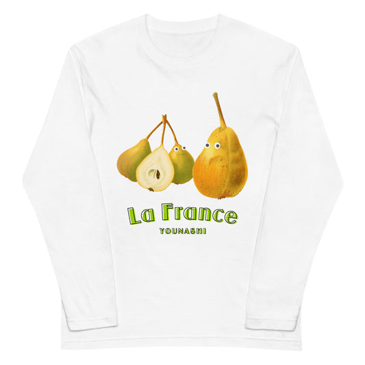 ラフランス(洋梨)長袖Tシャツ02