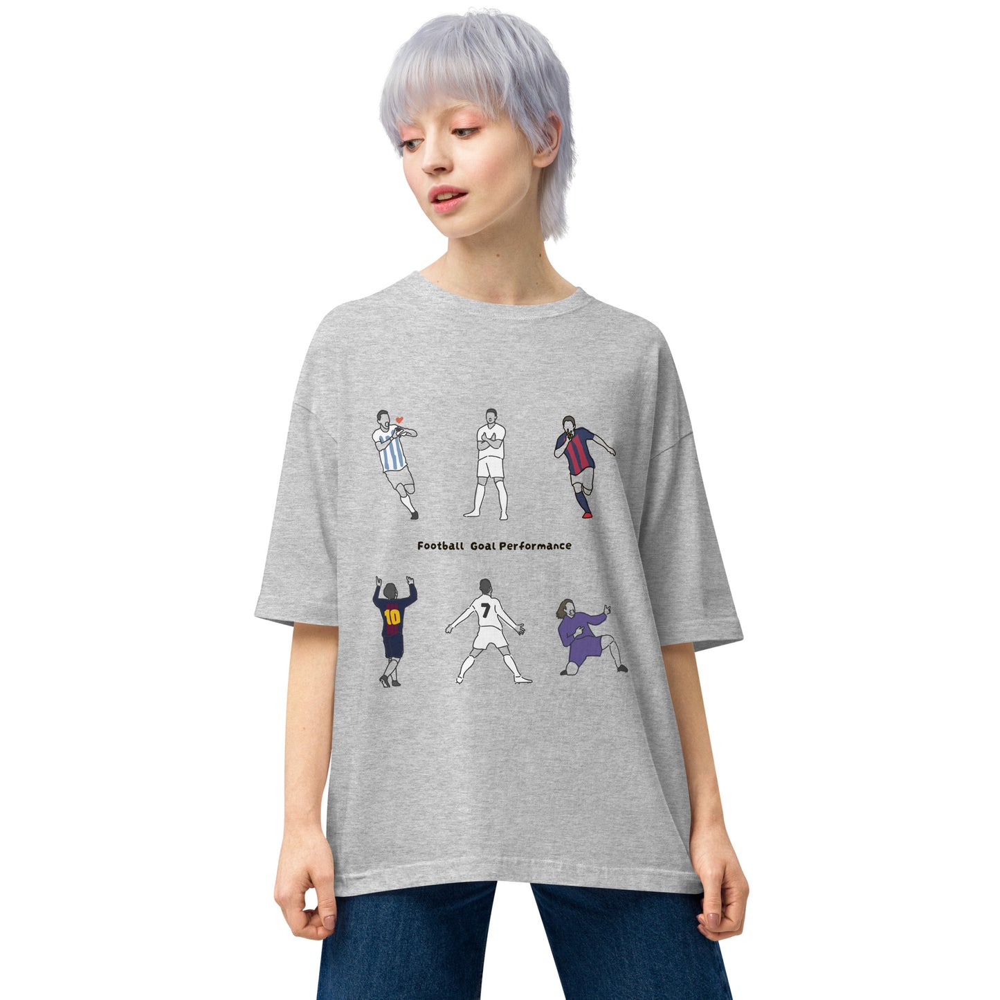 フットボールパフォーマンス ユニセックス Tシャツ(ビッグシルエット)