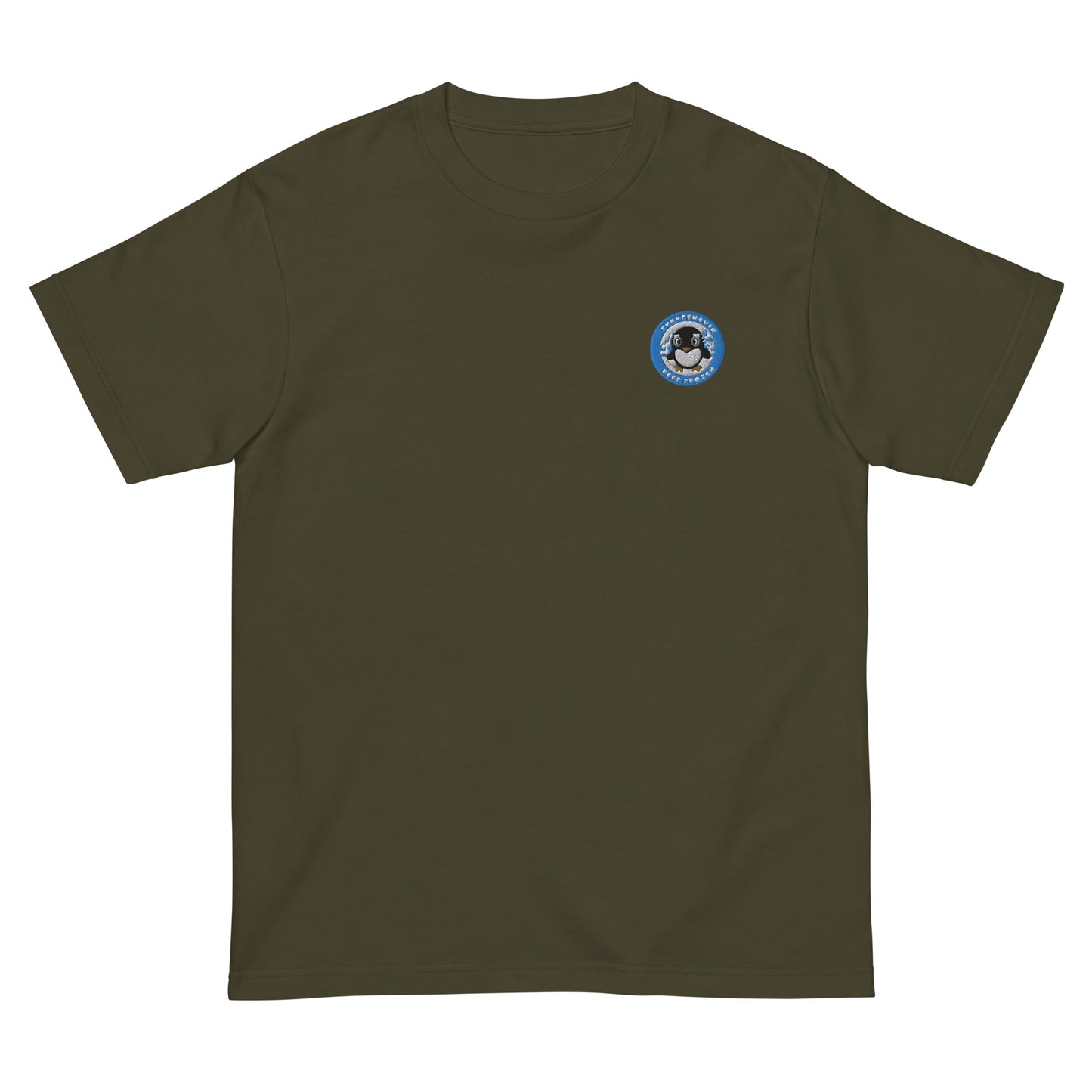 ふくぺんぎん ワンポイントエンブレム 泣シリーズ半袖Tシャツ
