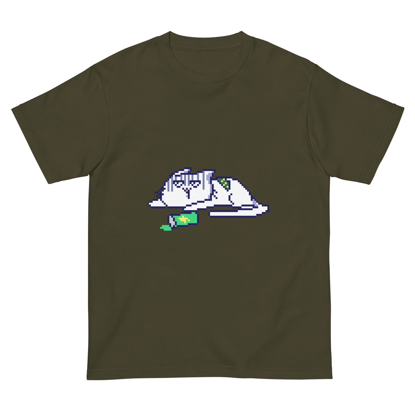 ゲーミング激務猫 (ダウン中) Tシャツ