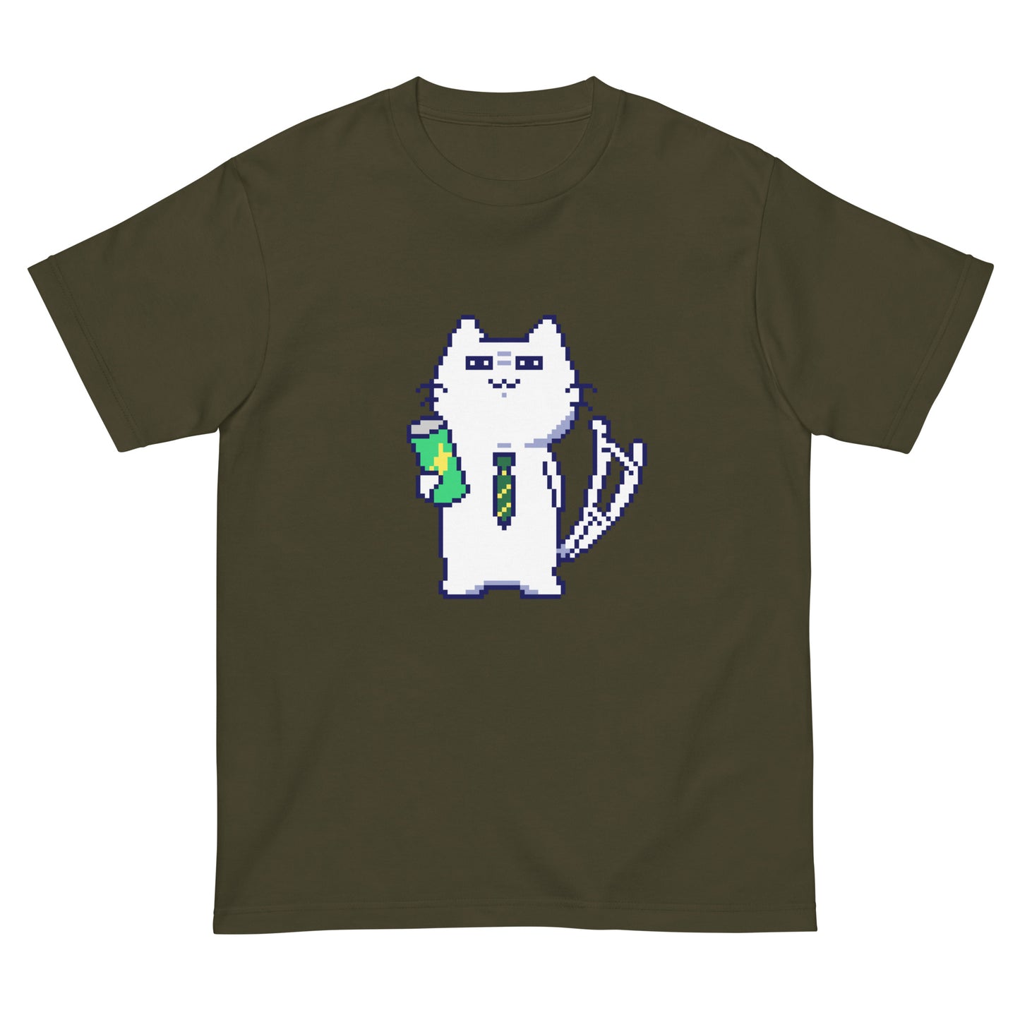 ゲーミング激務猫(不機嫌) Tシャツ