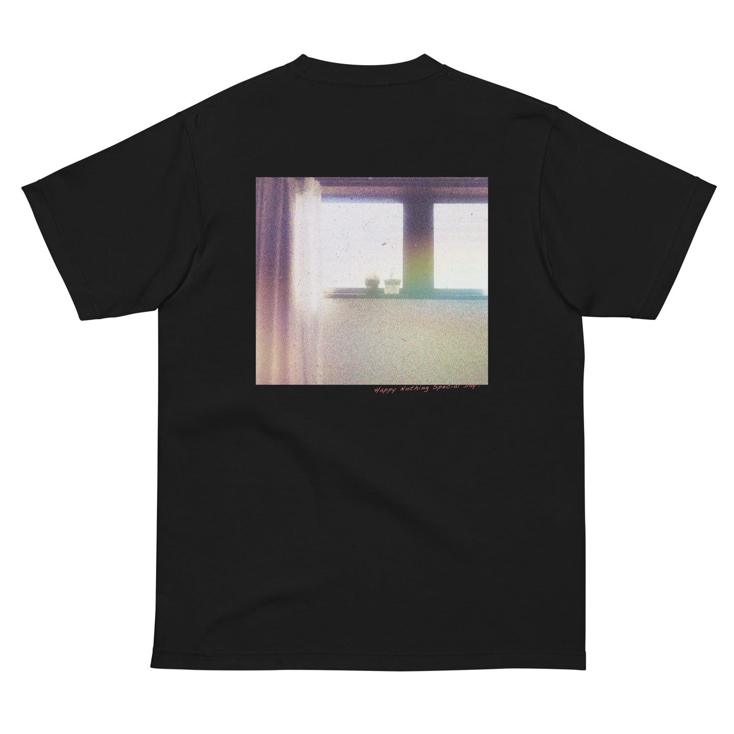 【バックプリント】Happy nothing special day! photo Tシャツ