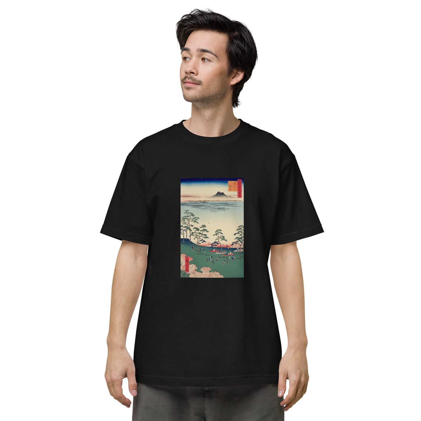 大正レトロ お花見 半袖Tシャツ
