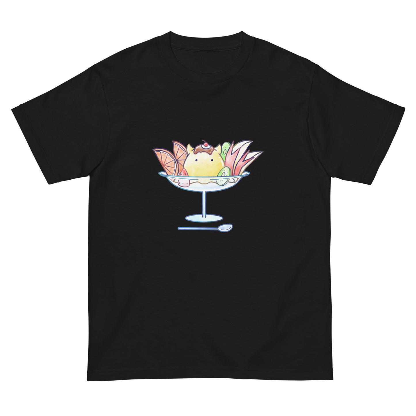 めんだこプリンアラモード Tシャツ