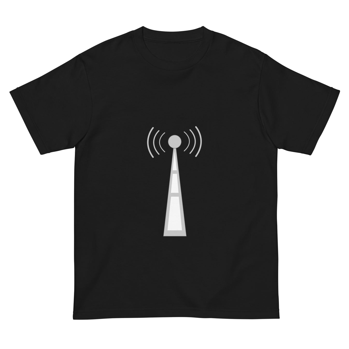電波アイコン全面 エンジニアTシャツ