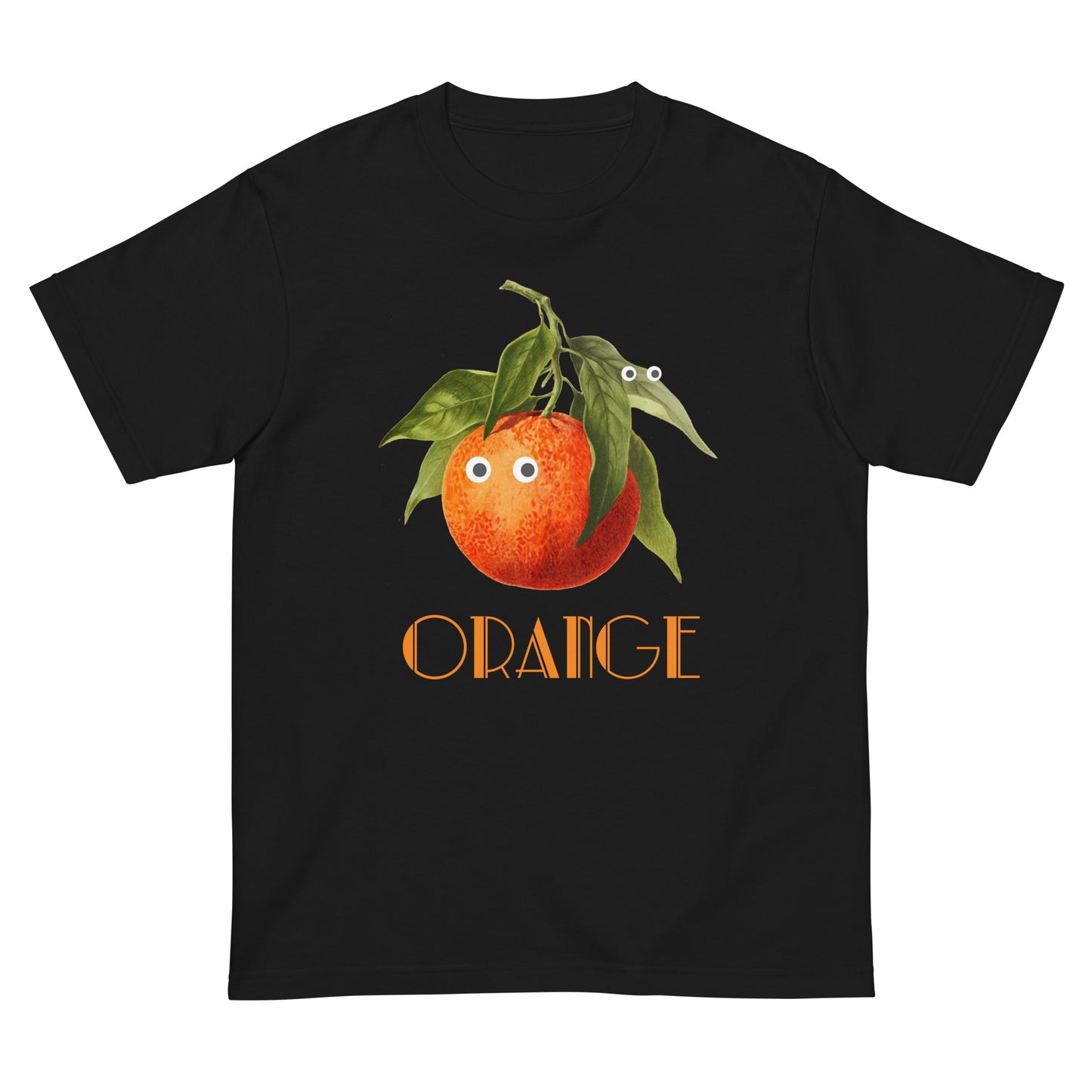 オレンジ 半袖Tシャツ