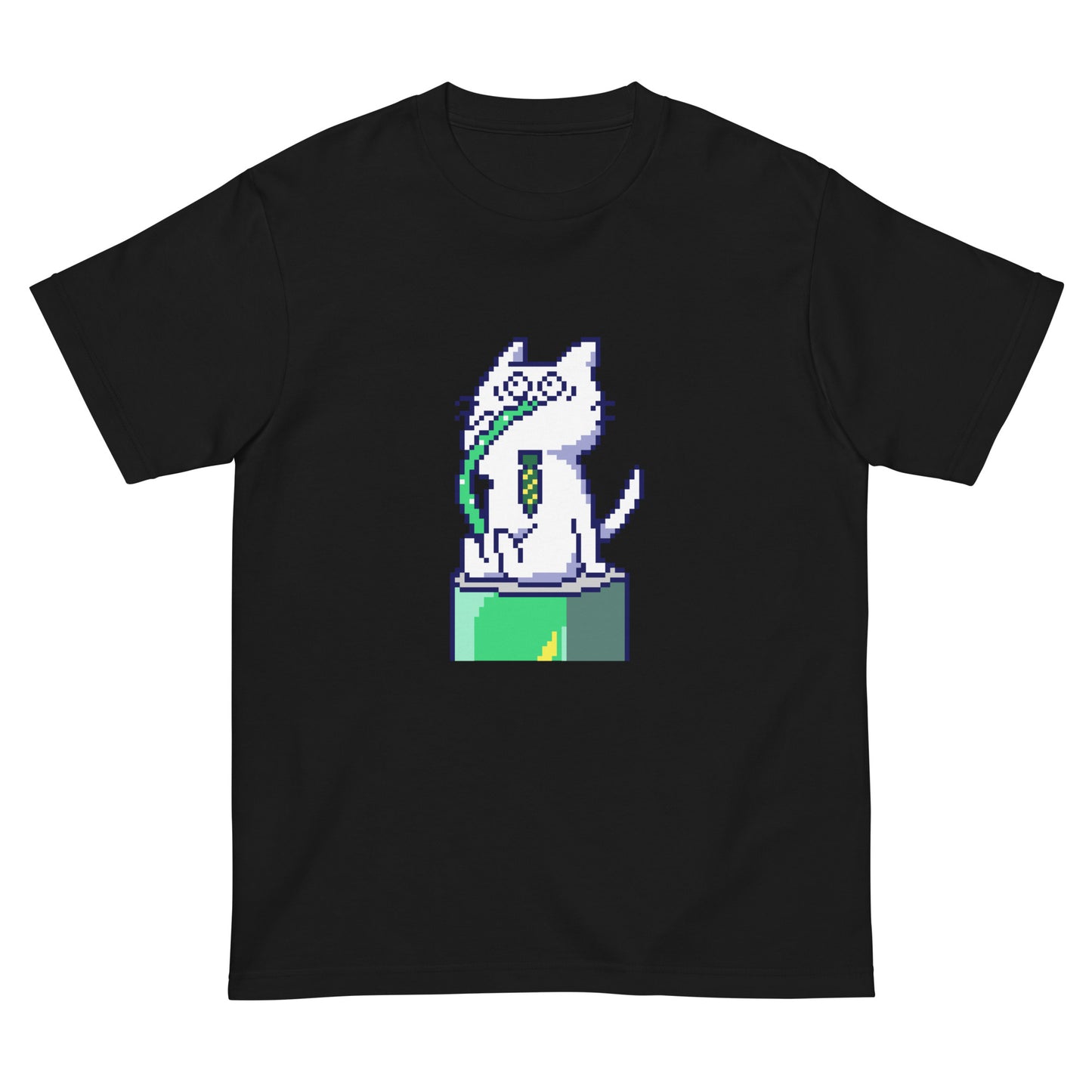 ゲーミング激務猫(直飲み)Tシャツ
