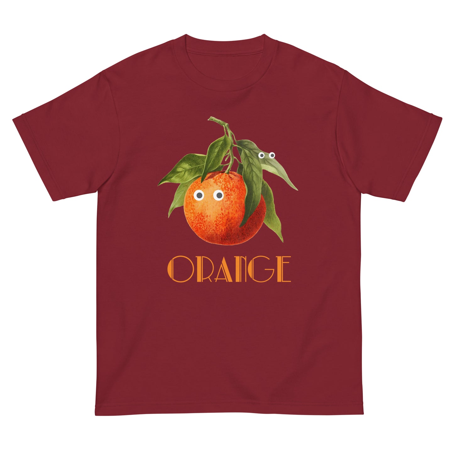 オレンジ 半袖Tシャツ