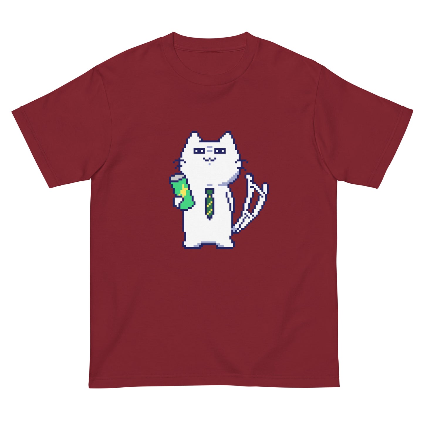 ゲーミング激務猫(不機嫌) Tシャツ