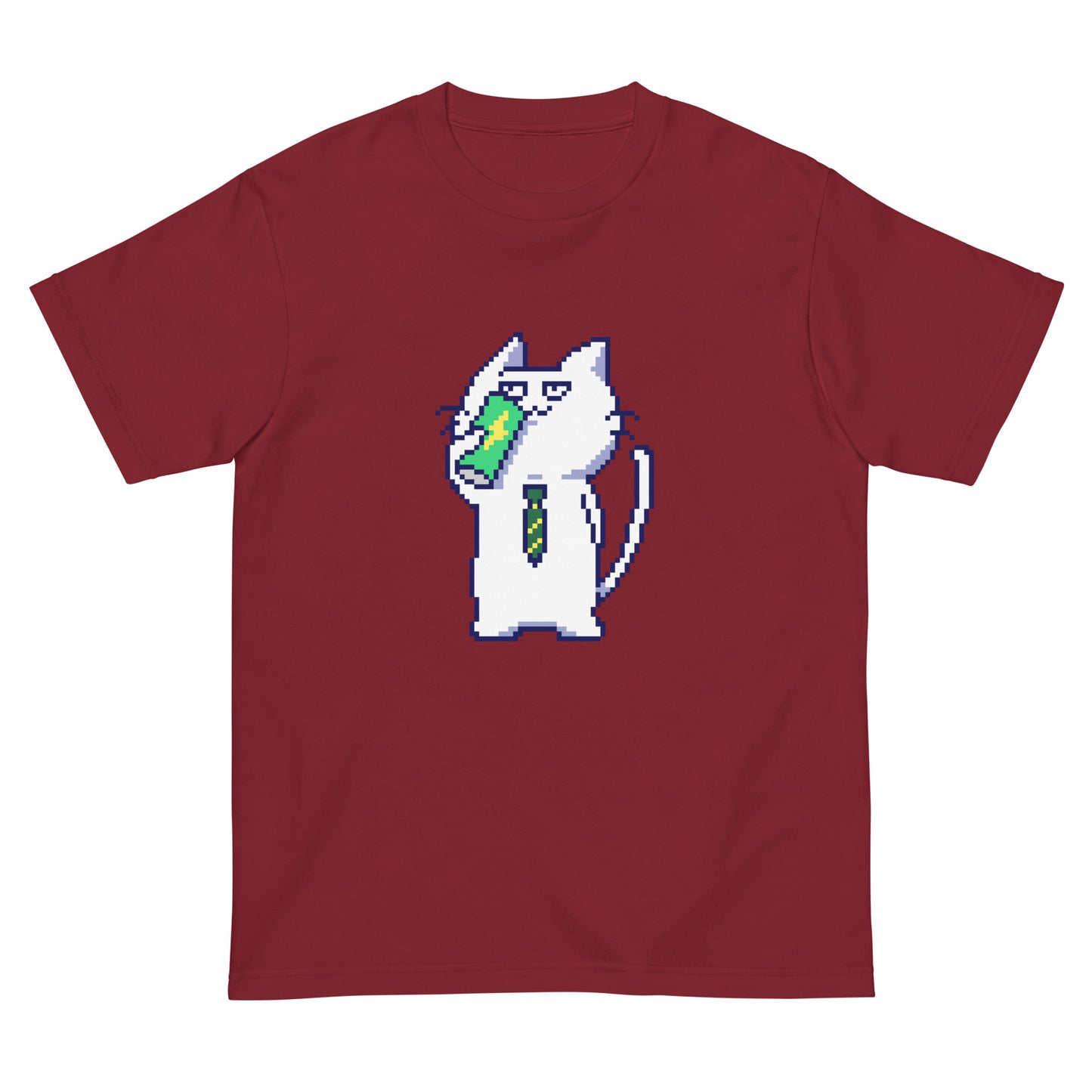 ゲーミング激務猫(エナドリごくごく) Tシャツ