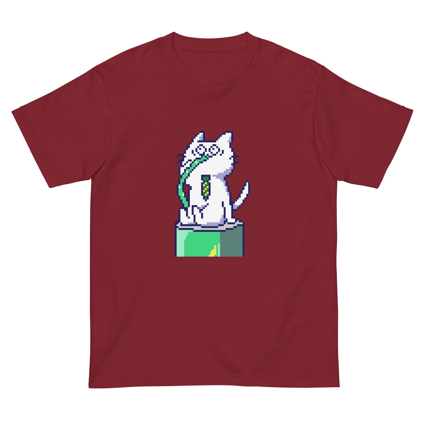 ゲーミング激務猫(直飲み)Tシャツ
